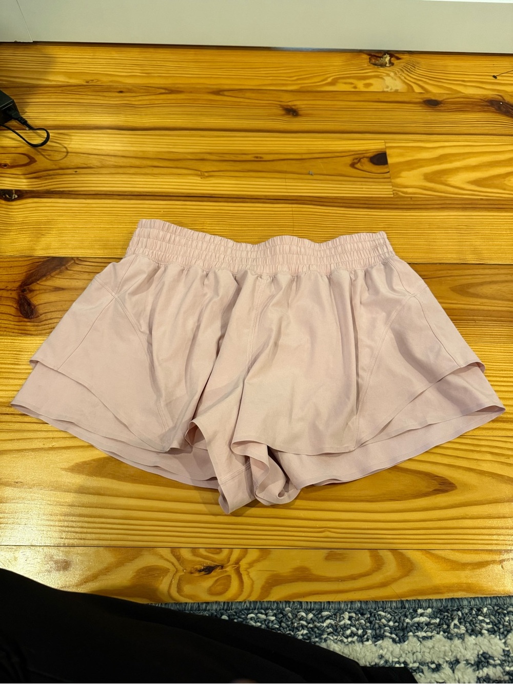 lululemon athletica Pale Pink Layered Athletic Shorts